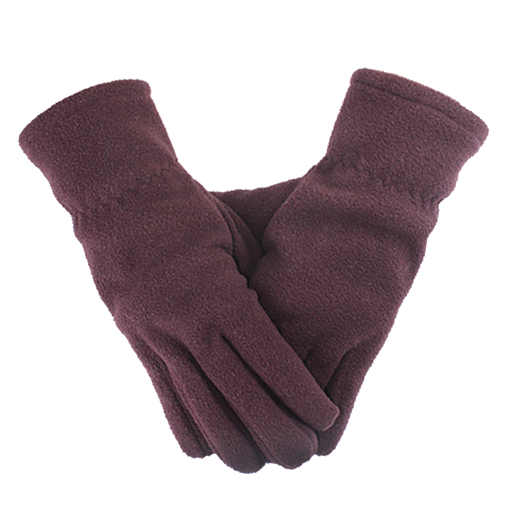 Custom logo Wholesale Premium Fur Winter Warm Fleece Hand Gloves for Women