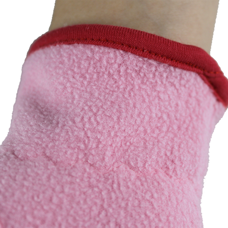 Custom logo Wholesale Premium Fur Winter Warm Fleece Hand Gloves for Women