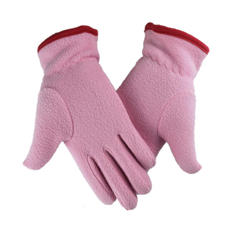 Custom logo Wholesale Premium Fur Winter Warm Fleece Hand Gloves for Women